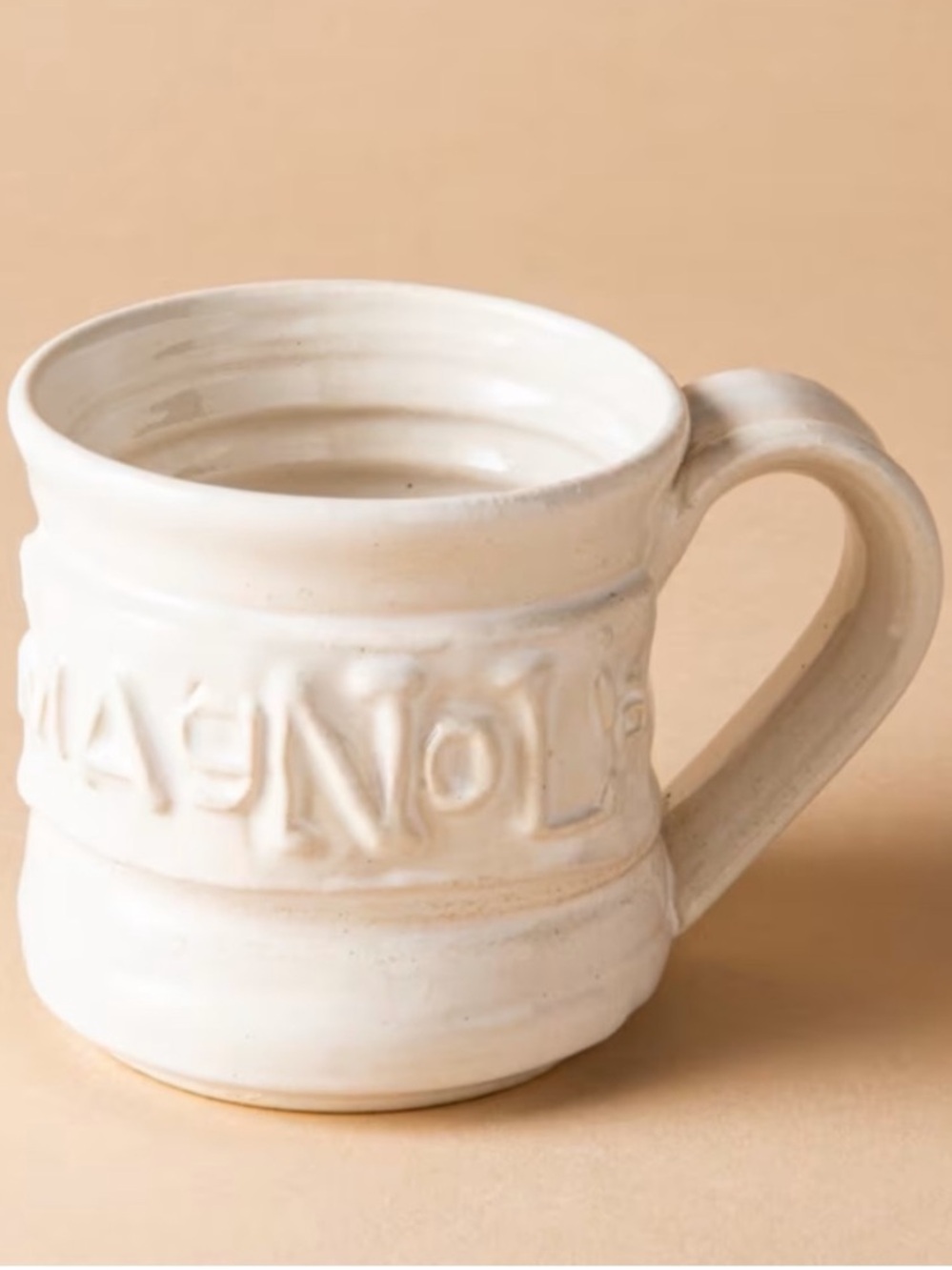 Magnolia Silos Cream Pottery Mug